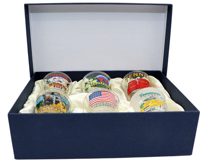 Tennessee United States USA Souvenir Boxed Shot Glass Set (Set of 6)