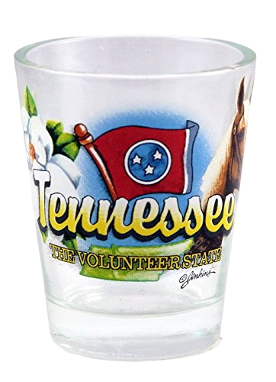 Tennessee Volunteer State Elements Shot Glass