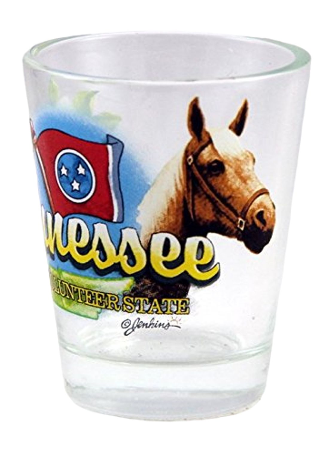 Tennessee Volunteer State Elements Shot Glass