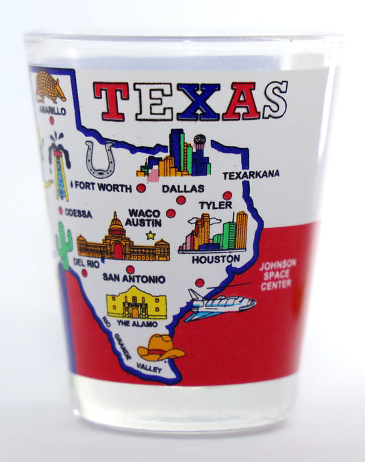 Texas Lone Star State New Collection Shot Glass ctm