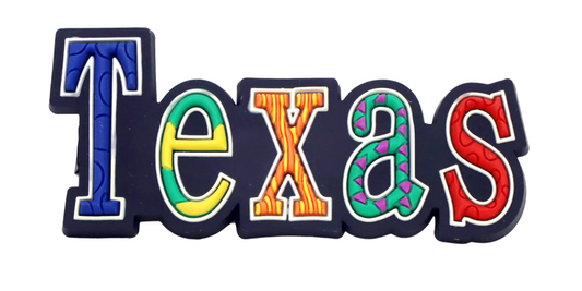 Texas Festive Multicolor Letters Fridge Souvenir Magnet