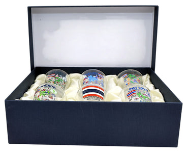 Thailand Souvenir Boxed Shot Glass Set (Set of 6)