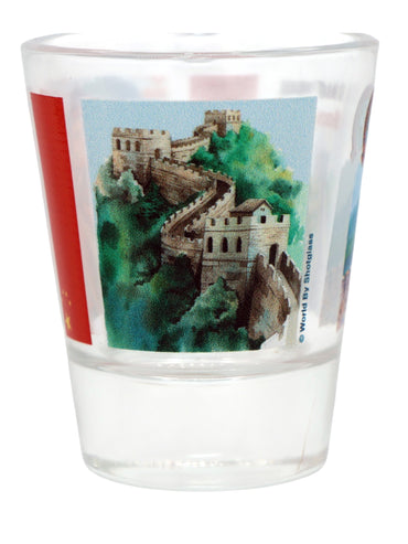 The Great Wall Of China Wonders of the World Collection Shot Glass