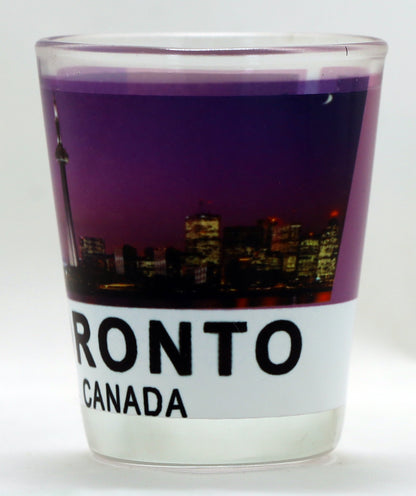 Toronto Ontario Canada City Skyline Color Photo Shot Glass