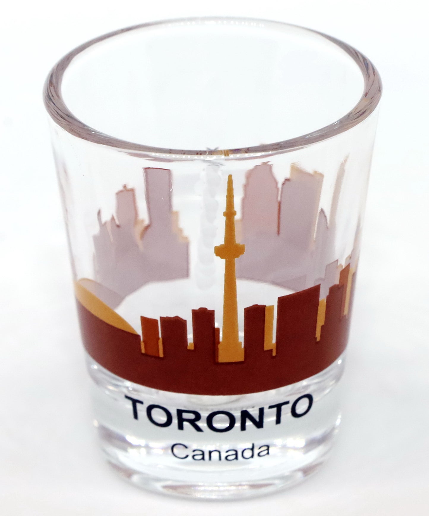 Toronto Canada Sunset Skyline Shot Glass
