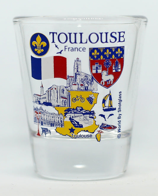 Toulouse France Great French Cities Collection Shot Glass