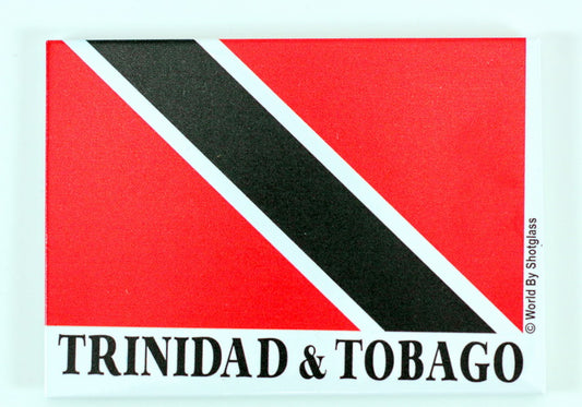 Trinidad & Tobago Flag Caribbean Fridge Collector's Souvenir Magnet 2.5" X 3.5"