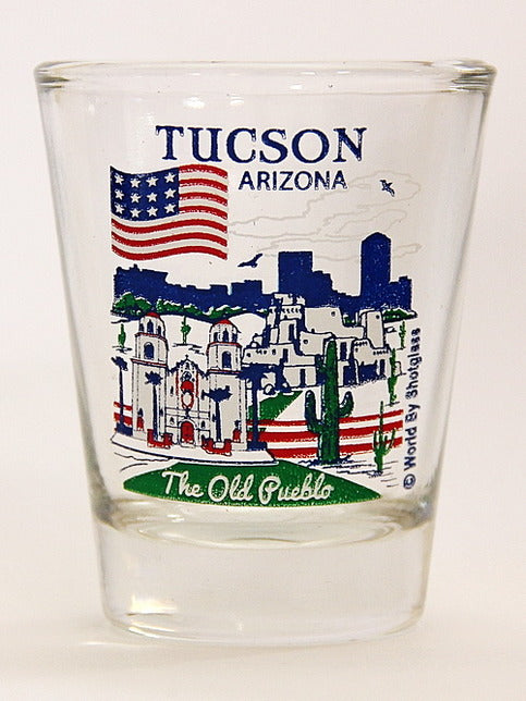 Tucson Arizona Great American Cities Collection Shot Glass