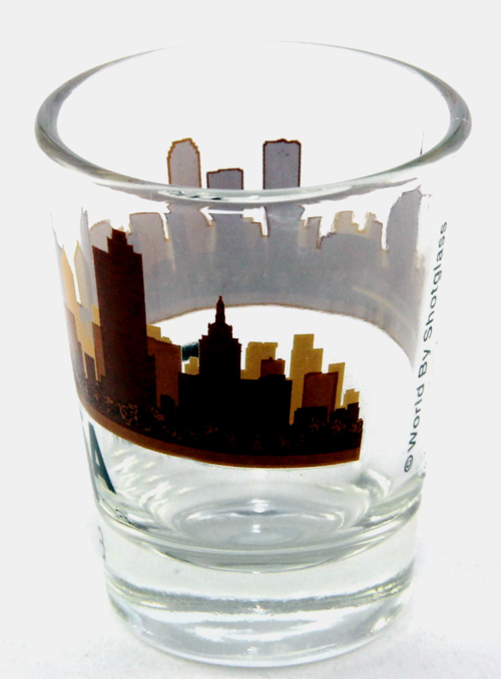 Tulsa Oklahoma Sunset Skyline Shot Glass