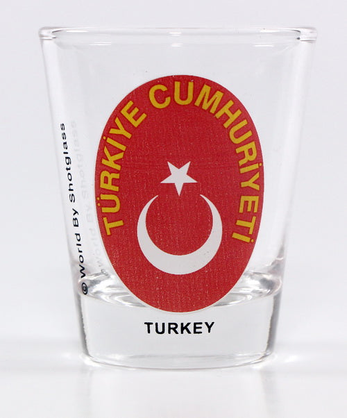 Turkey Coat Of Arms Shot Glass
