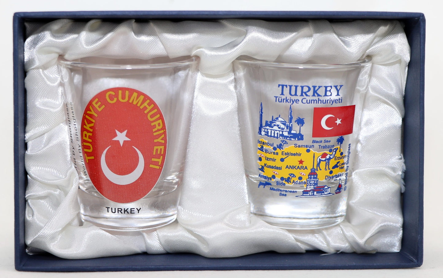 Turkey Souvenir Boxed Shot Glass Set (Set of 2)