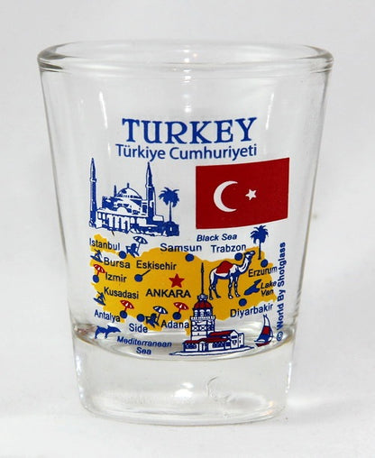 Turkey Souvenir Boxed Shot Glass Set (Set of 2)