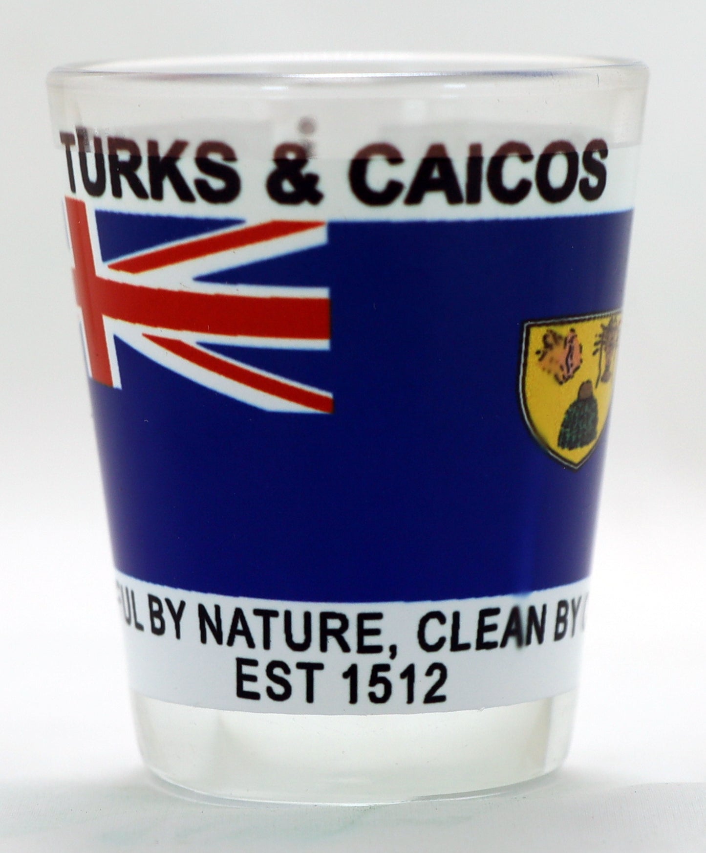 Turks & Caicos Caribbean Boxed Shot Glass Set (Set of 2)