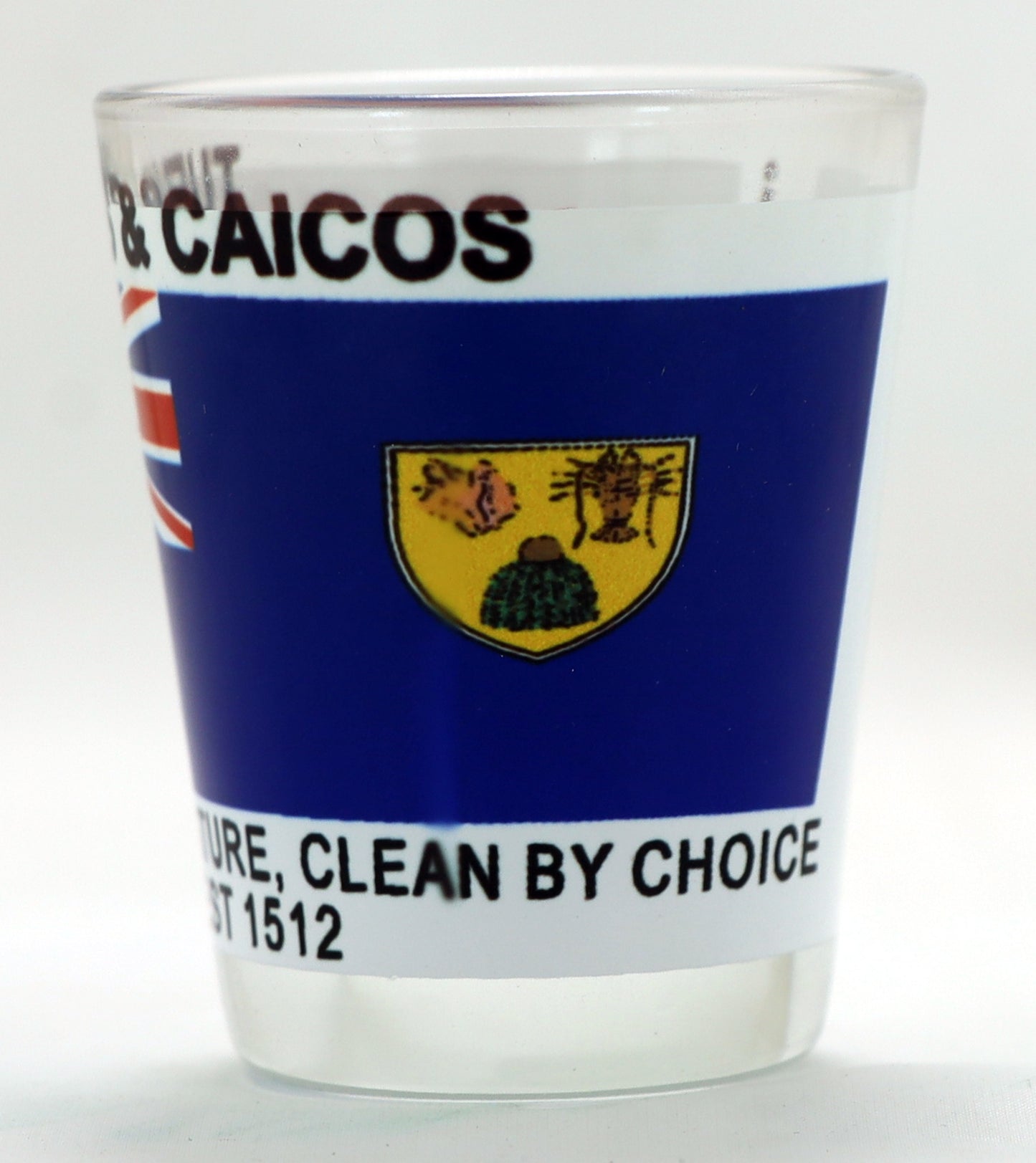 Turks & Caicos Flag Shot Glass