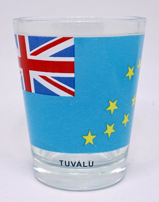 Tuvalu Flag Shot Glass