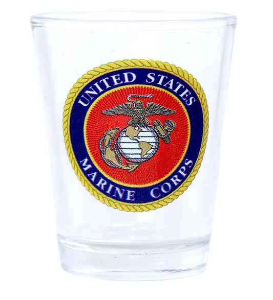 US Marine Corps Logo Shot Glass