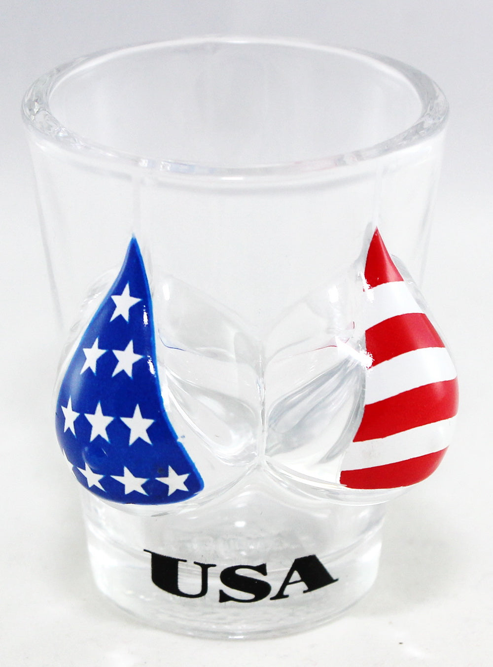 USA Flag Bikini Bust 3D Shot Glass