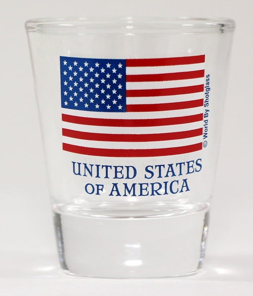 United States USA Souvenir Boxed Shot Glass Set (Set of 2)
