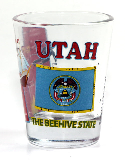 Utah The Beehive State All-American Collection Shot Glass