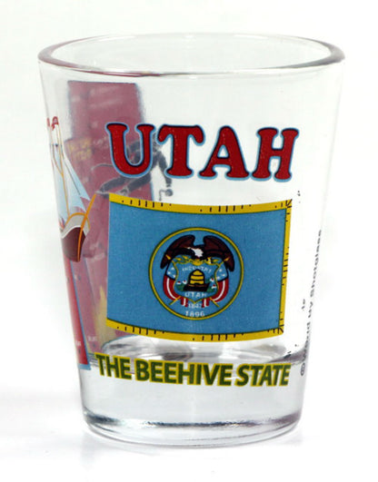 Utah United States USA Souvenir Boxed Shot Glass Set (Set of 6)