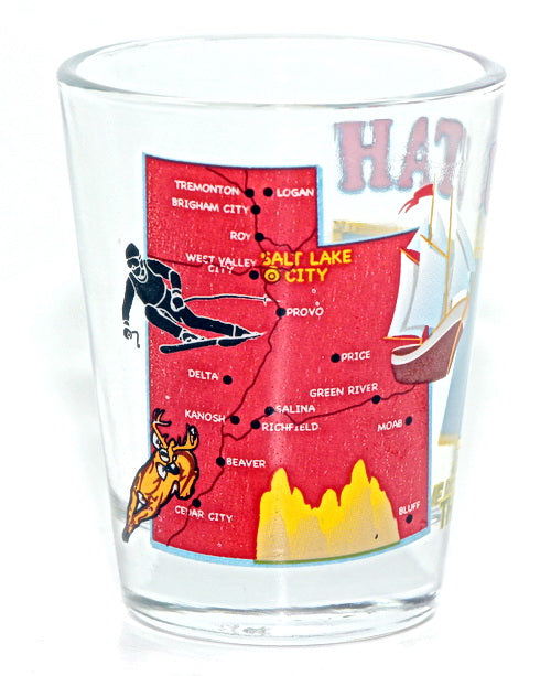 Utah The Beehive State All-American Collection Shot Glass
