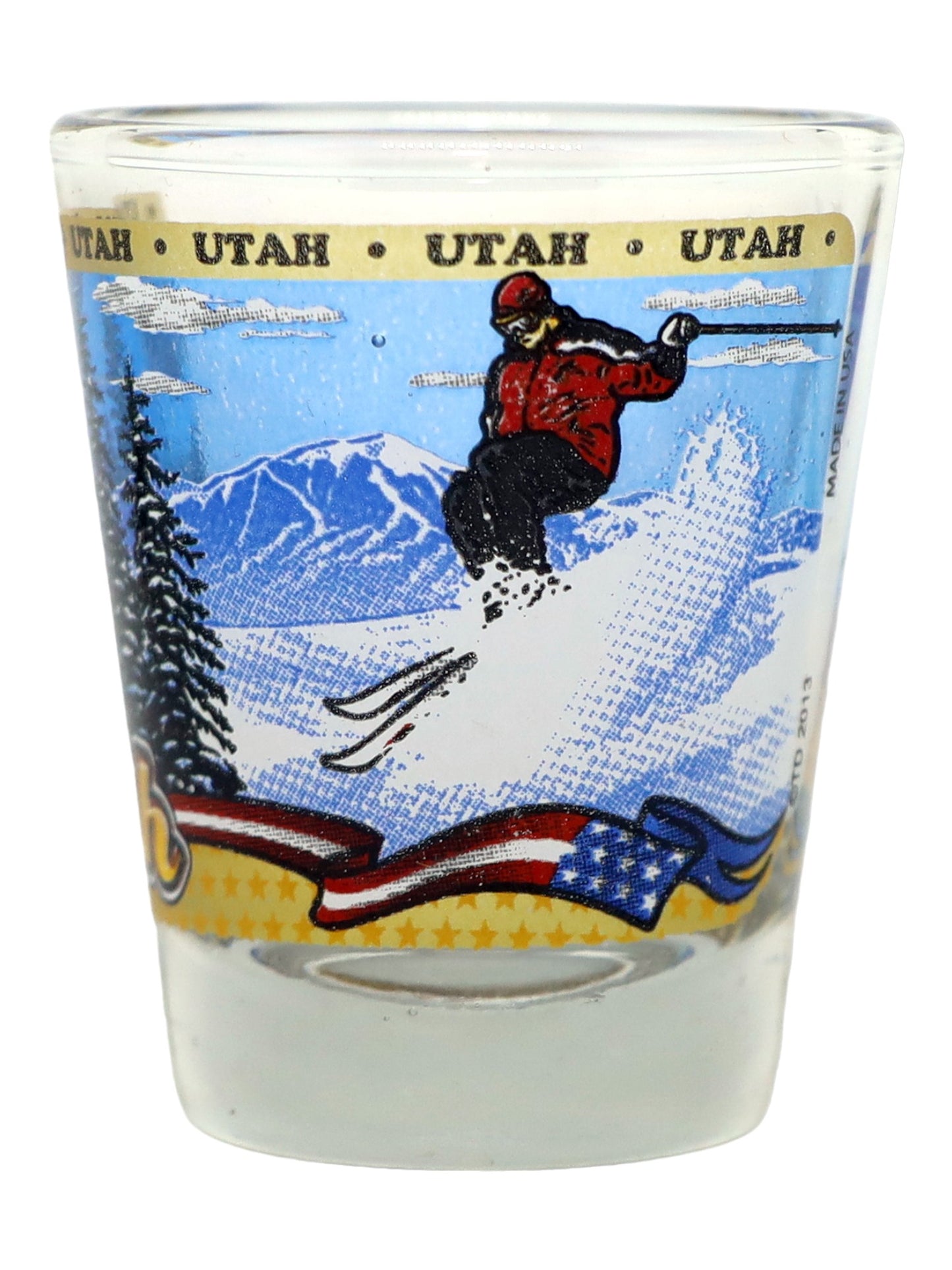 Utah State Wraparound Shot Glass