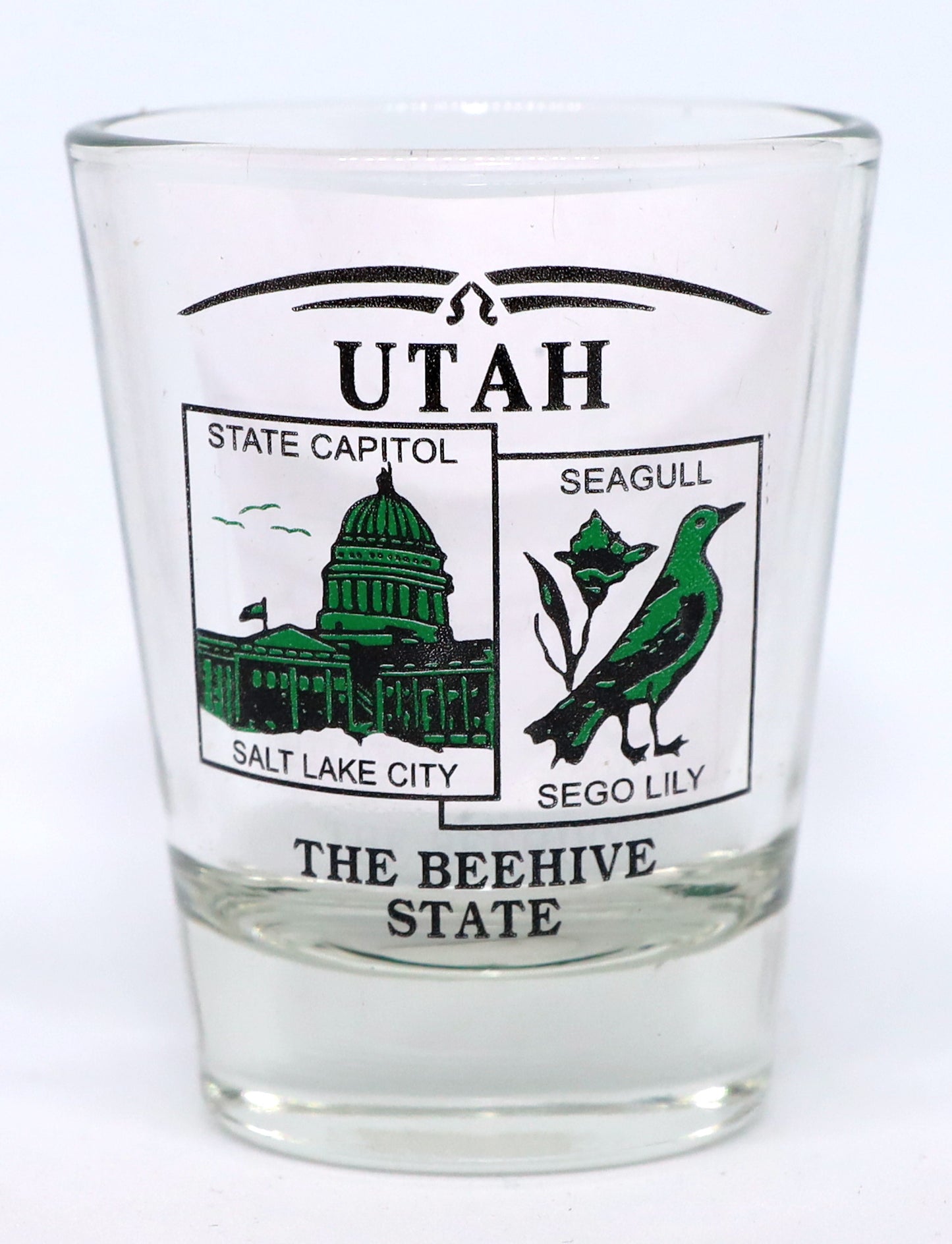 Utah State Scenery Green New Shot Glass