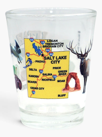 Utah The Beehive State All-American Collection Shot Glass