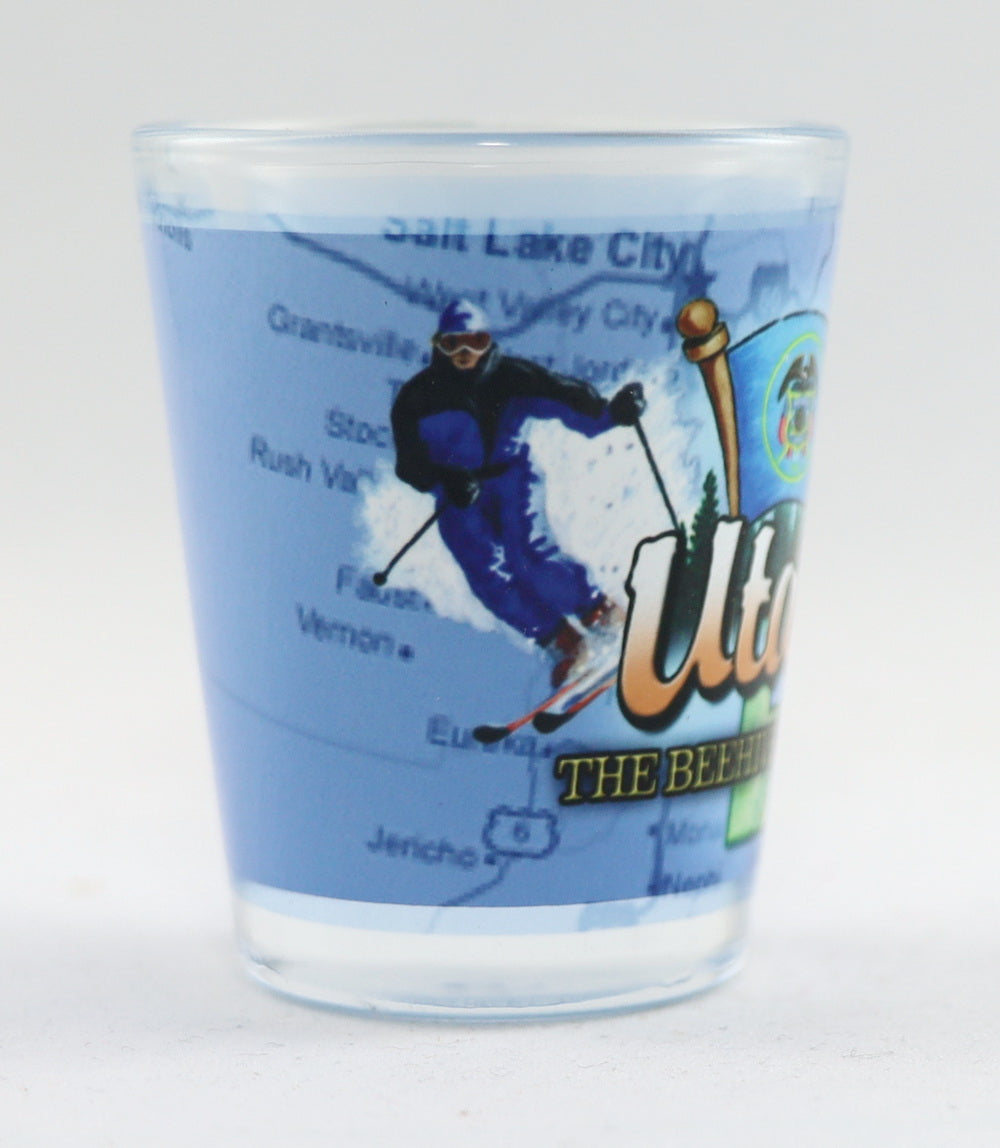 Utah Beehive State Elements Shot Glass