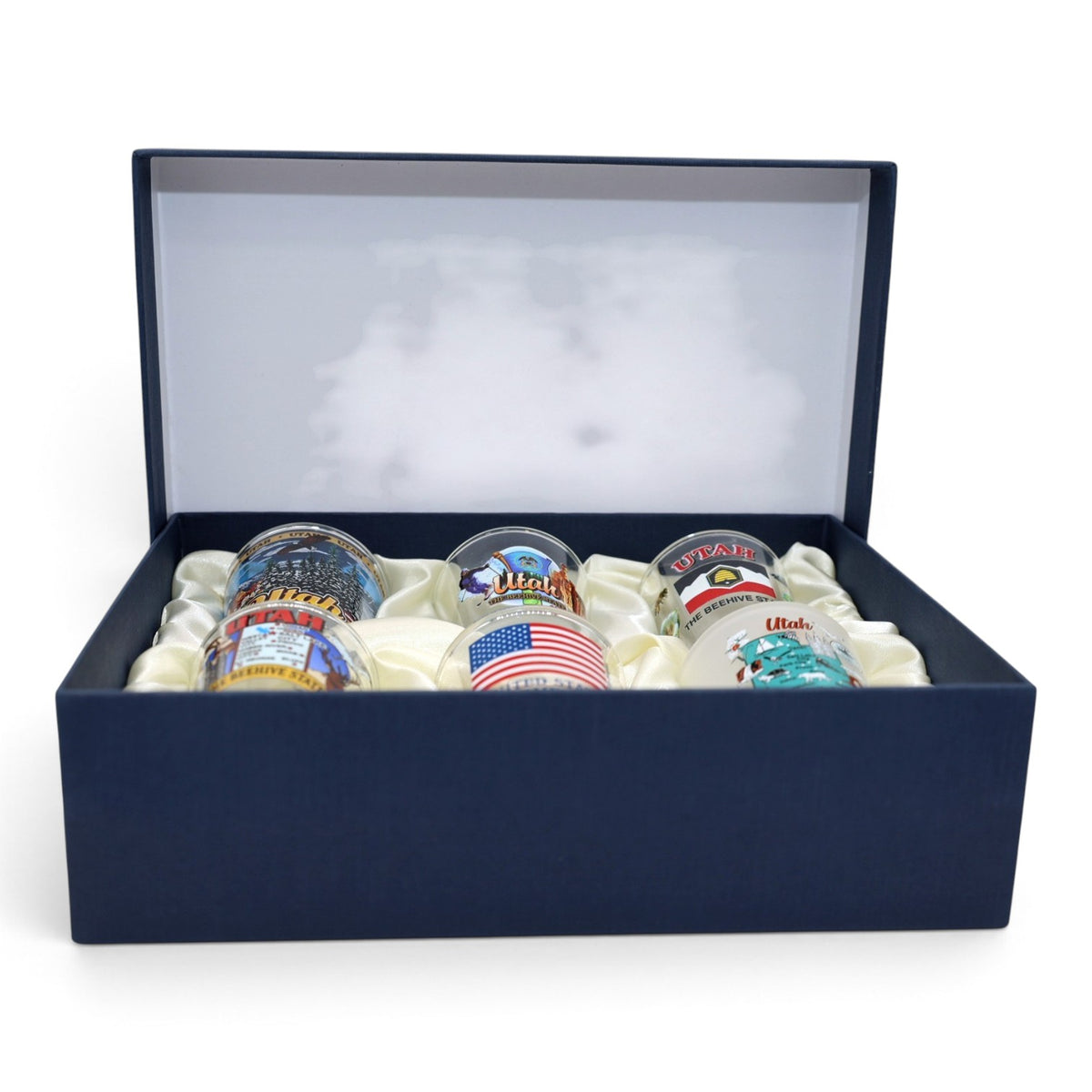 Utah United States USA Souvenir Boxed Shot Glass Set (Set of 6)