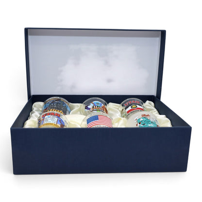 Utah United States USA Souvenir Boxed Shot Glass Set (Set of 6)