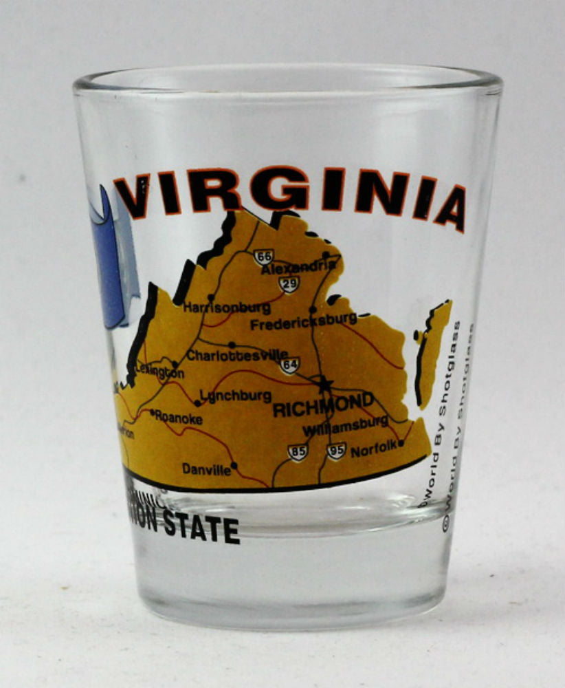 Virginia United States USA Souvenir Boxed Shot Glass Set (Set of 6)