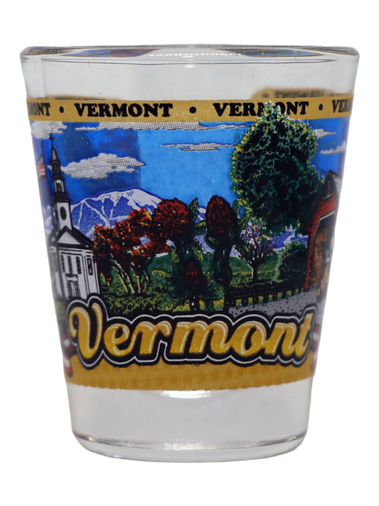 Vermont State Wraparound Shot Glass