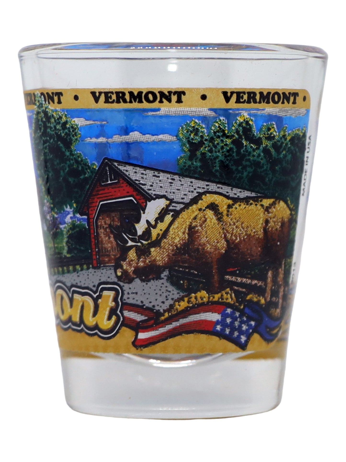 Vermont State Wraparound Shot Glass