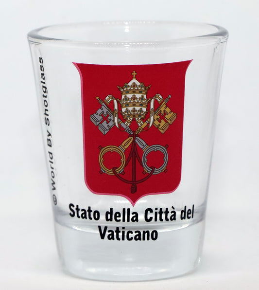 Vatican City Coat Of Arms Shot Glass