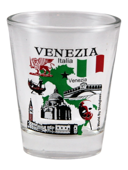 Italy The Renaissance Circuit Souvenir Boxed Shot Glass Set (Set of 6)