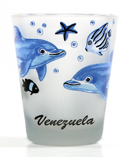 Venezuela Dolphins Shot Glass