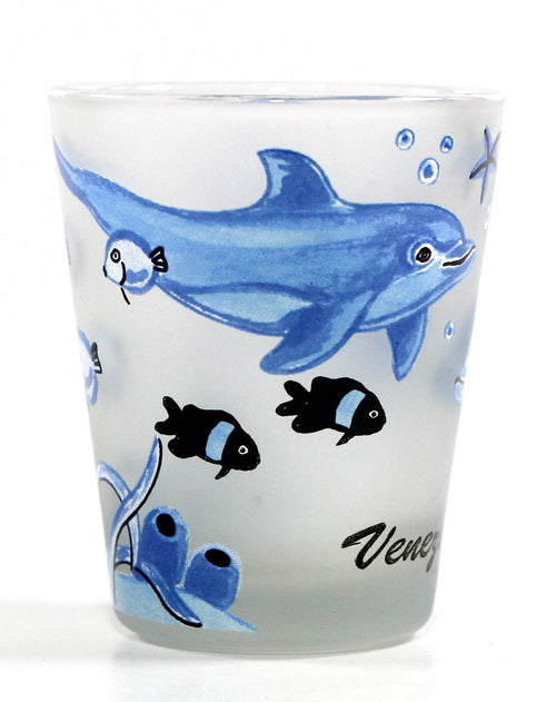 Venezuela Dolphins Shot Glass