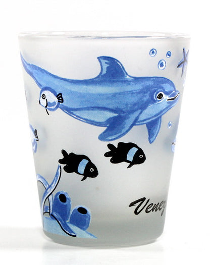 Venezuela Dolphins Shot Glass