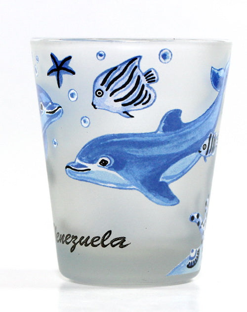 Venezuela Dolphins Shot Glass