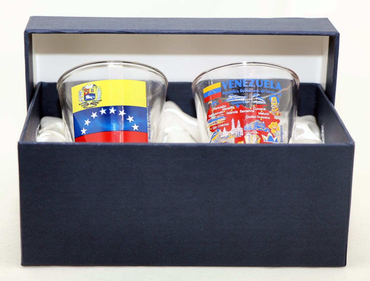 Venezuela Souvenir Boxed Shot Glass Set (Set of 2)