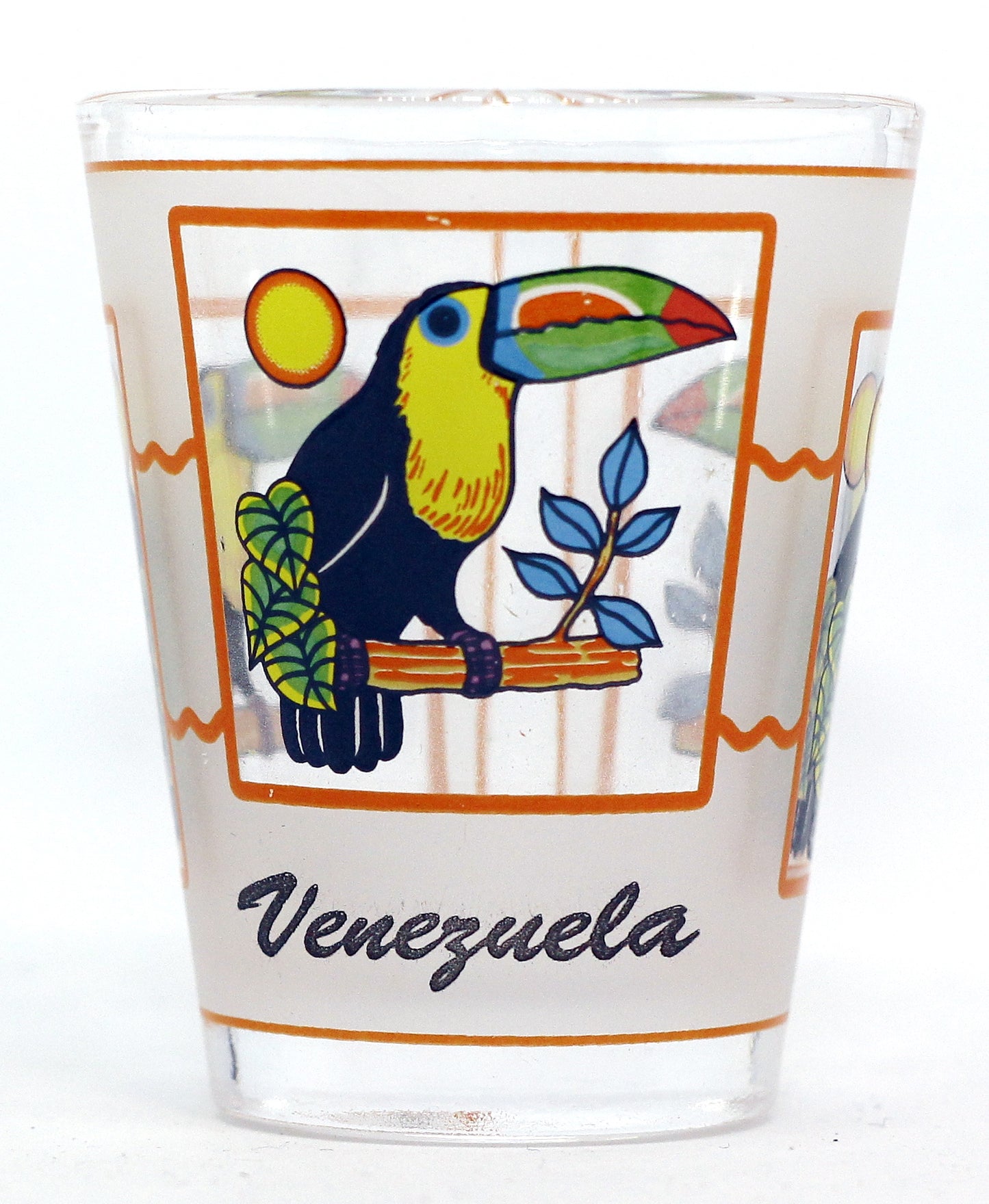 Venezuela Toucan Shot Glass