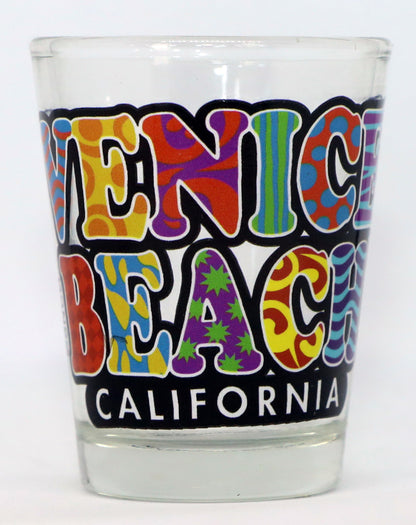 Venice Beach California Spellout Shot Glass