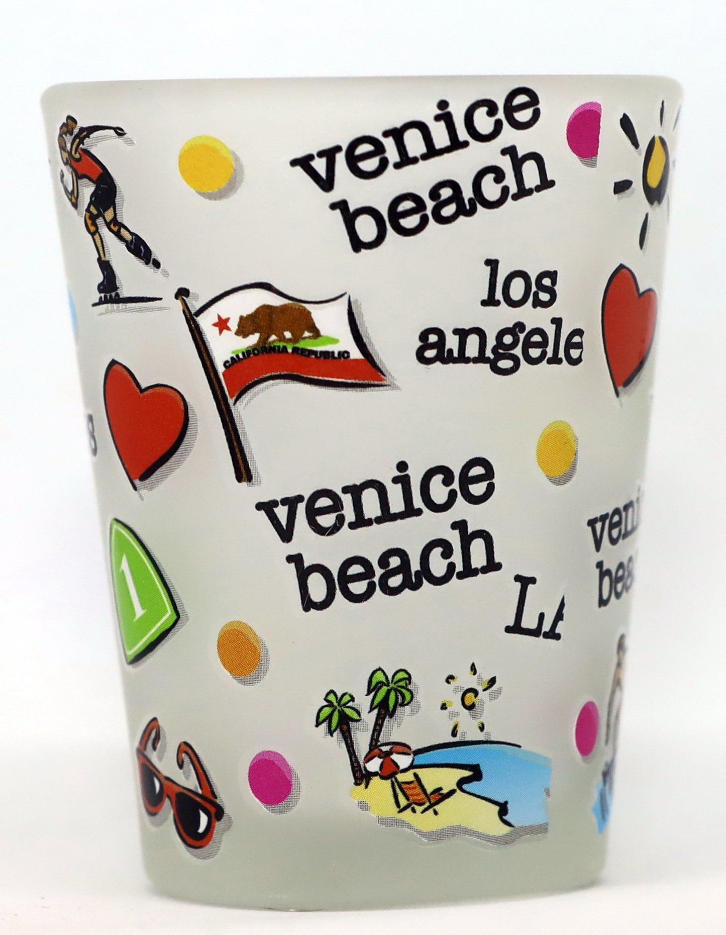 Venice Beach California Expressions Shot Glass