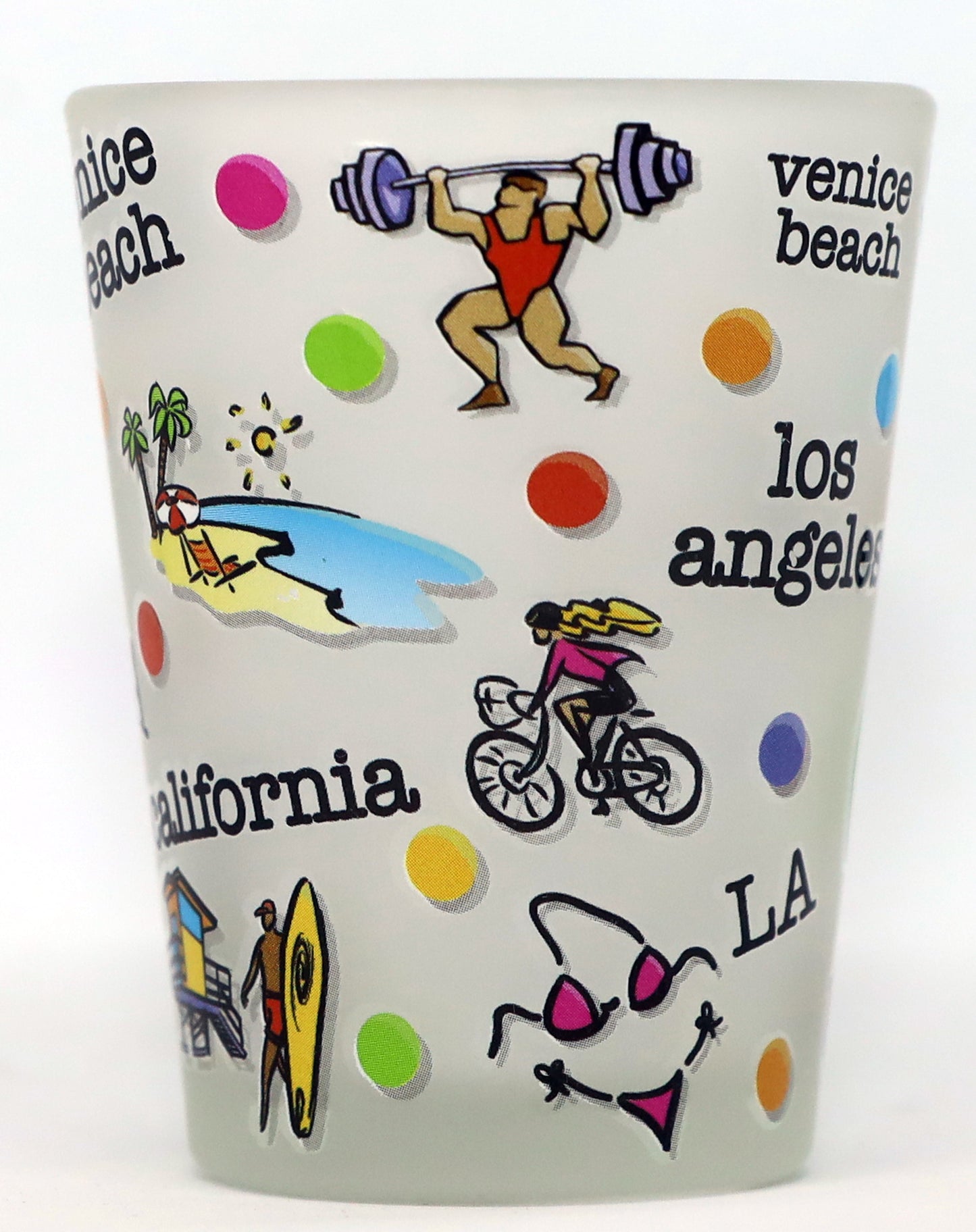 Venice Beach California Expressions Shot Glass