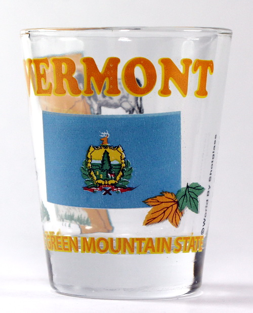 Vermont The Green Mountain State All-American Collection Shot Glass