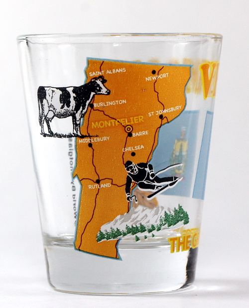 Vermont The Green Mountain State All-American Collection Shot Glass