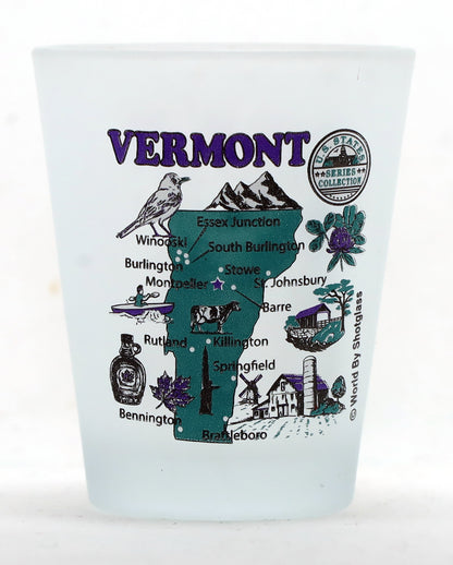 United States USA New England States Souvenir Boxed Shot Glass Set (Set of 6)