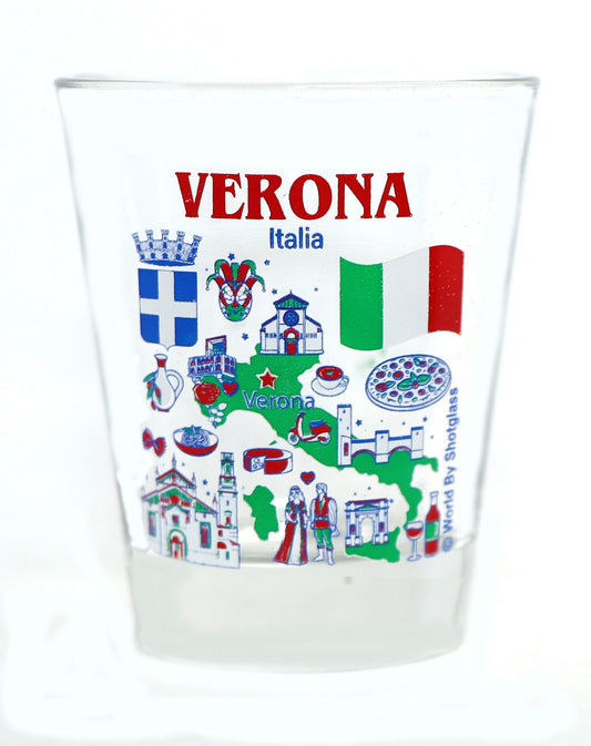 Verona Italy Great Italian Cities Collection Shot Glass