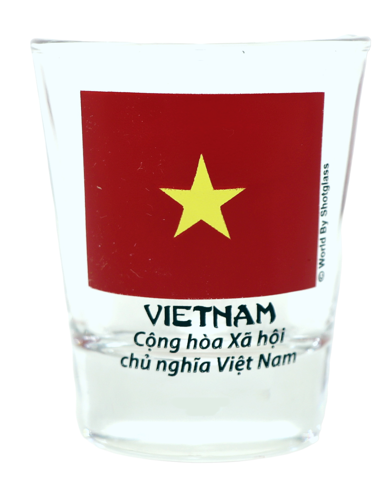 Vietnam Flag Shot Glass